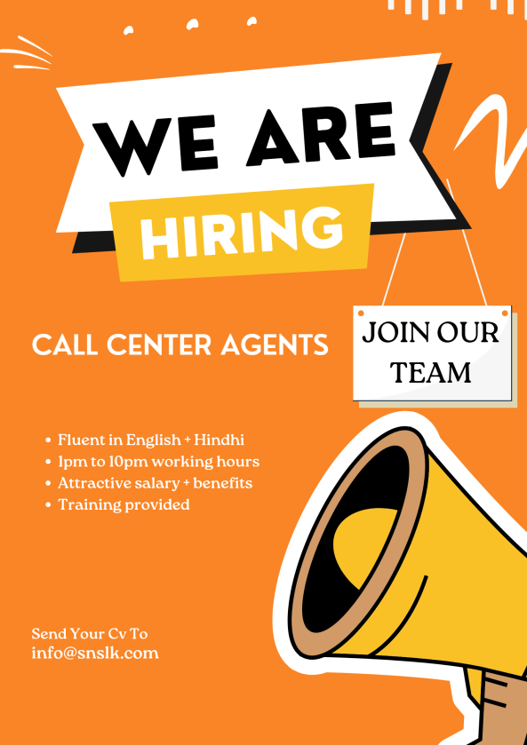 Call Center Agents job from Space n Space pvt ltd in Colombo 2, Sri Lanka