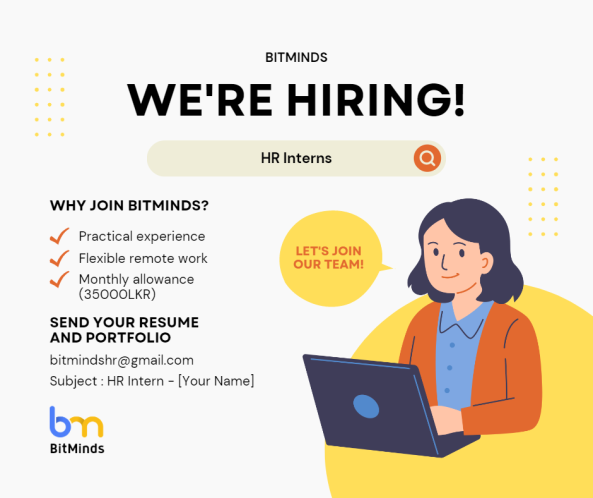 HR Intern - BitMinds job from BitMinds in Colombo, Sri Lanka
