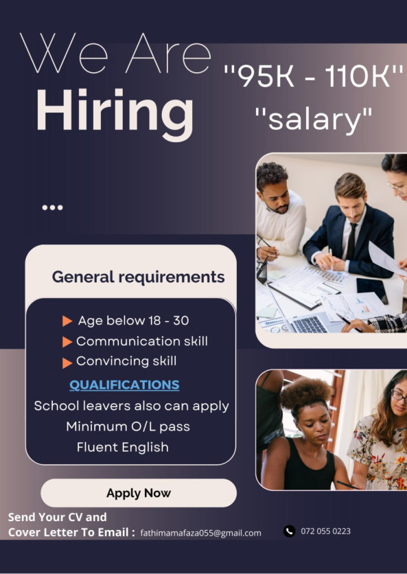 Tele Sales Executive job from plg company in colombo, Sri Lanka