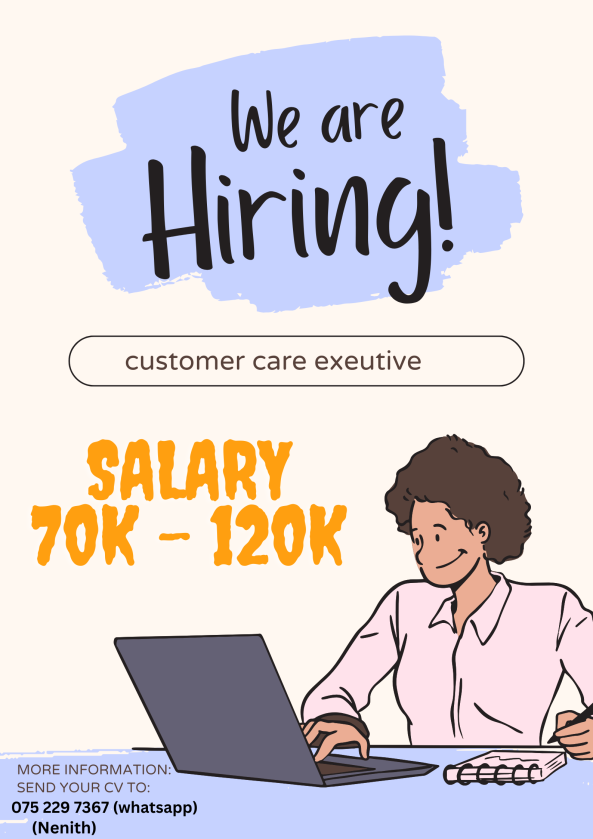 customer care executive job from Cosmic Commerce PVT LTD in colombo 03, Sri Lanka