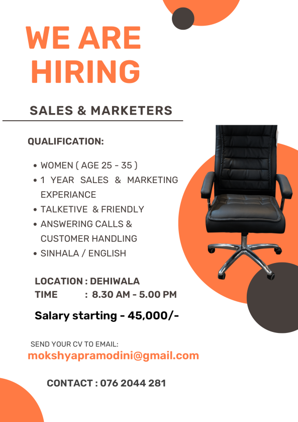 Sales & Marketers job from Car Sale in Dehiwala, Sri Lanka