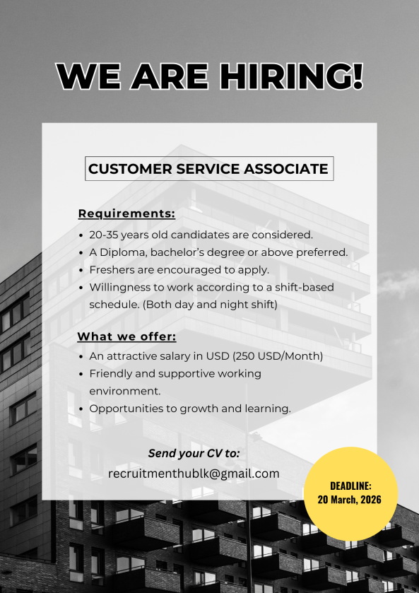 Associate - Customer Service job from Recruitment Hub in Colombo, Sri Lanka