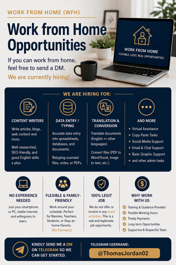 SRILANKA WORK FROM HOME FREELANCERS NEEDED URGENTLY NO EXPERIENCE NEEDED job from Remote Jobs in London, Sri Lanka