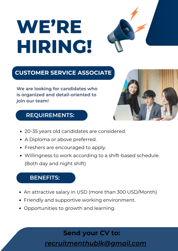 Associate - Customer Service job from Team CS in Colombo, Sri Lanka