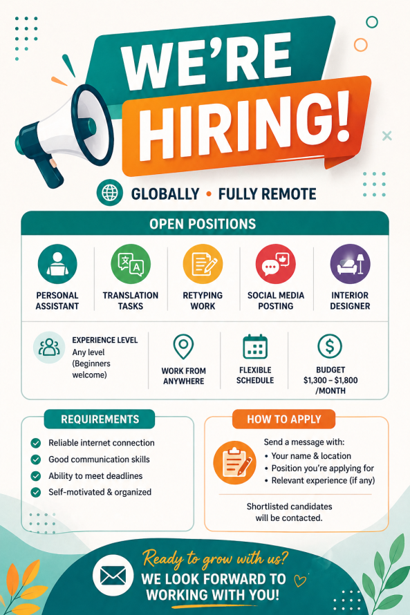 FREELANCE WORK FROM HOME MOROCCO URGENTLY NEEDED job from Media.net in Los Angeles, Sri Lanka