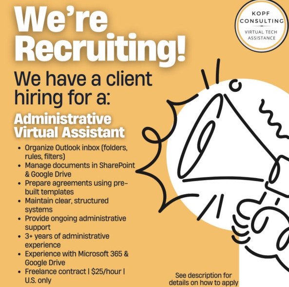 Virtual assistant needed job from Transperfect Company in Toronto, Sri Lanka