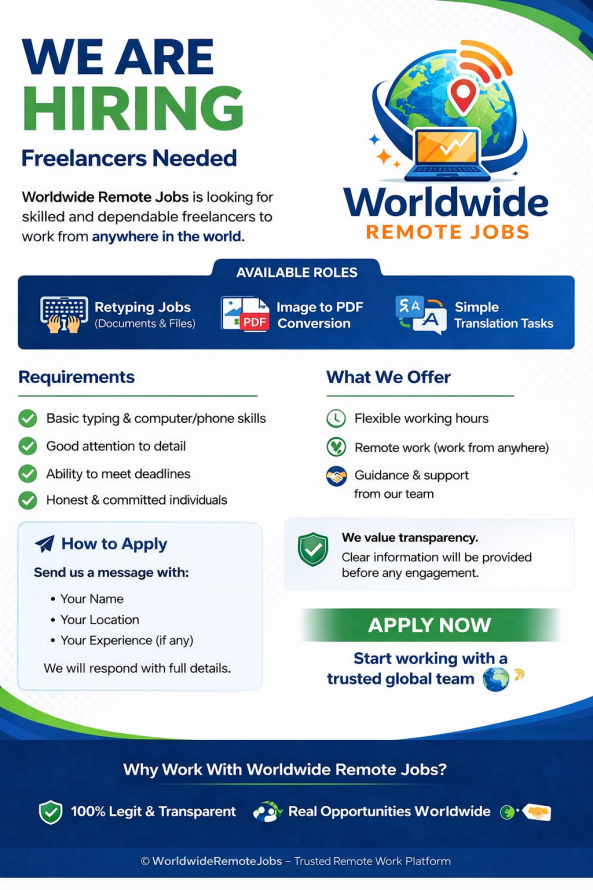Worldwide Remote Jobs hiring job from worldwide Remote Jobs in Canada, Sri Lanka
