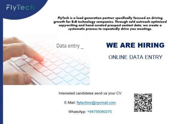 Work For Home,Data Entry,Translation,Retyping job from TransPerfect in Canada, Sri Lanka
