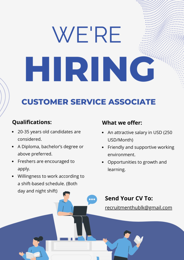Associate - Customer Service job from CS Recruits in Colombo, Sri Lanka