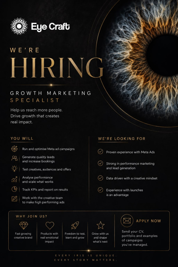 Growth Marketing Specialist job from EyeCraft in Colombo, Sri Lanka