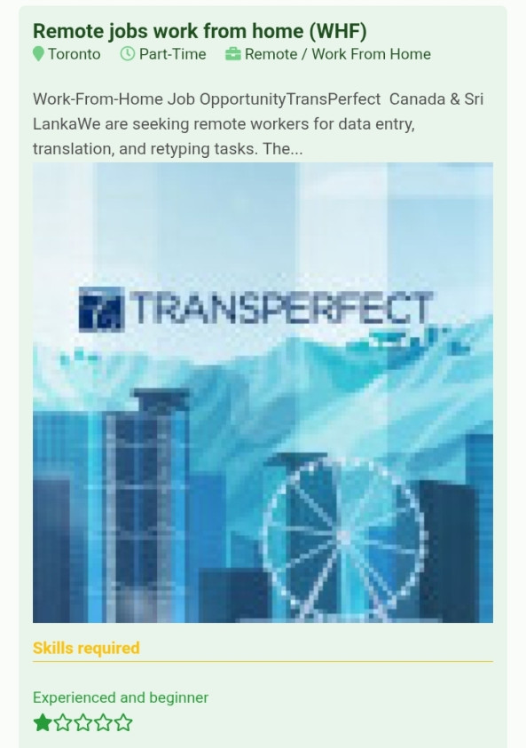 Freelancer remote jobs (WFH) job from Kornferry in Ratnapura, Sri Lanka