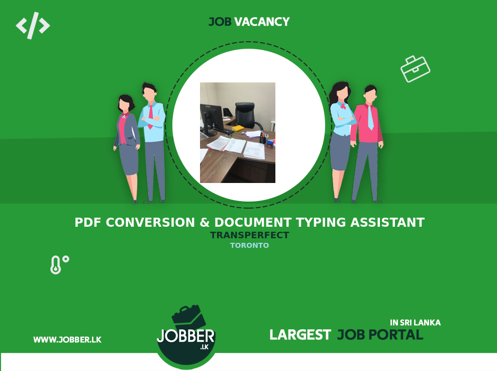PDF Conversion & Document Typing Assistant job from Transperfect in ...