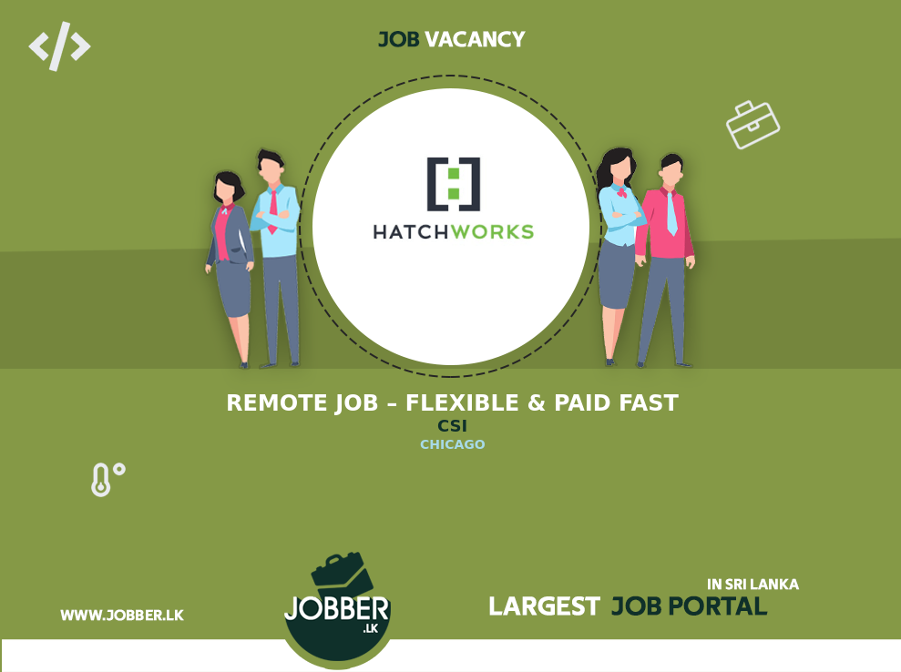 Remote Job – Flexible & Paid Fast job from CSI in CHICAGO, Sri Lanka ...